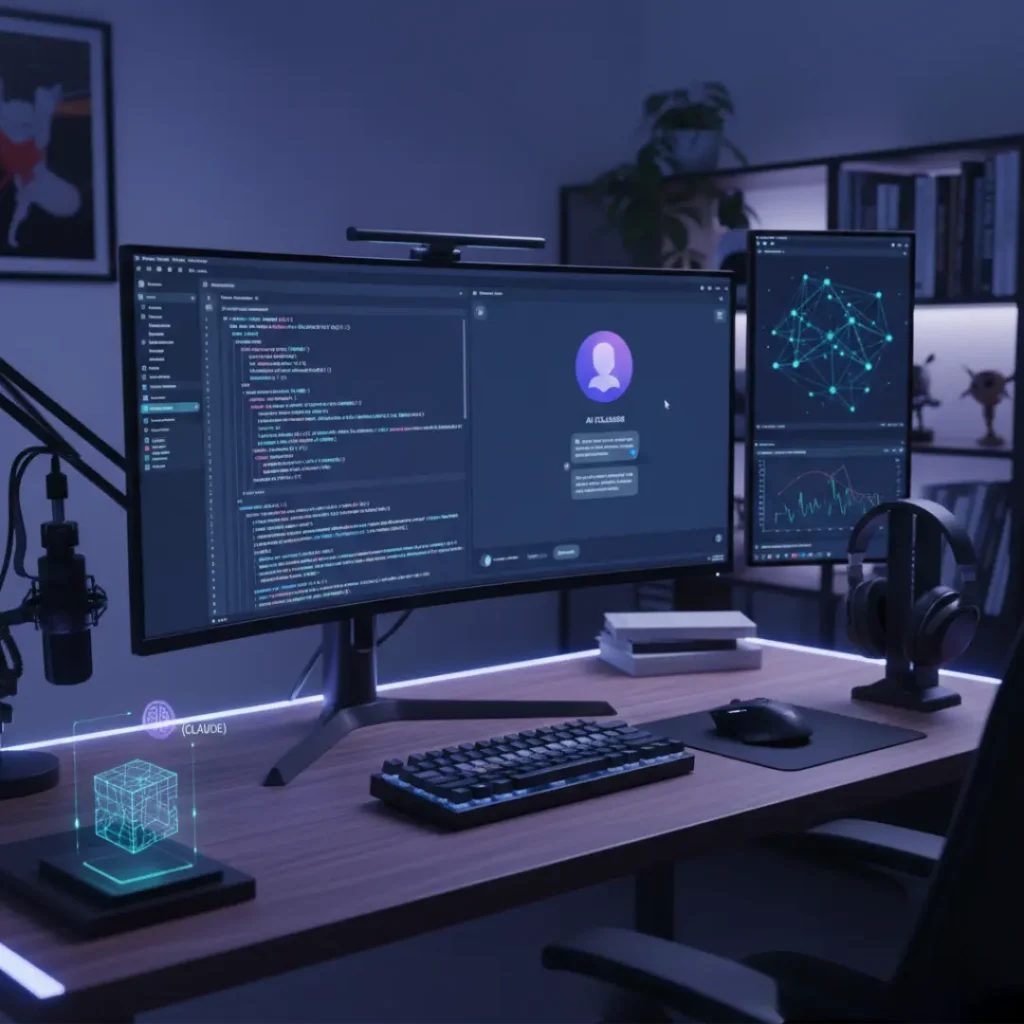 a developer’s environment that includes AI elements